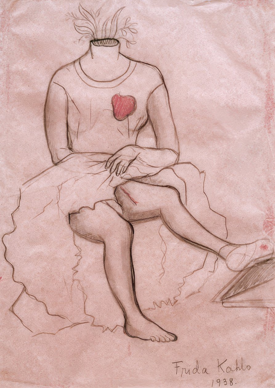 Autoportrait montrant la cicatrice - Frida Kahlo