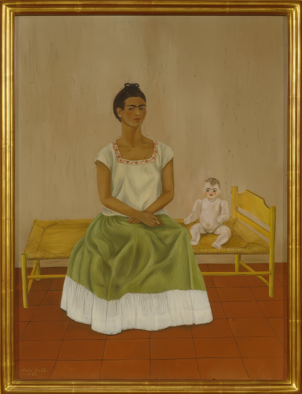 Autoportrait au lit - Frida Kahlo