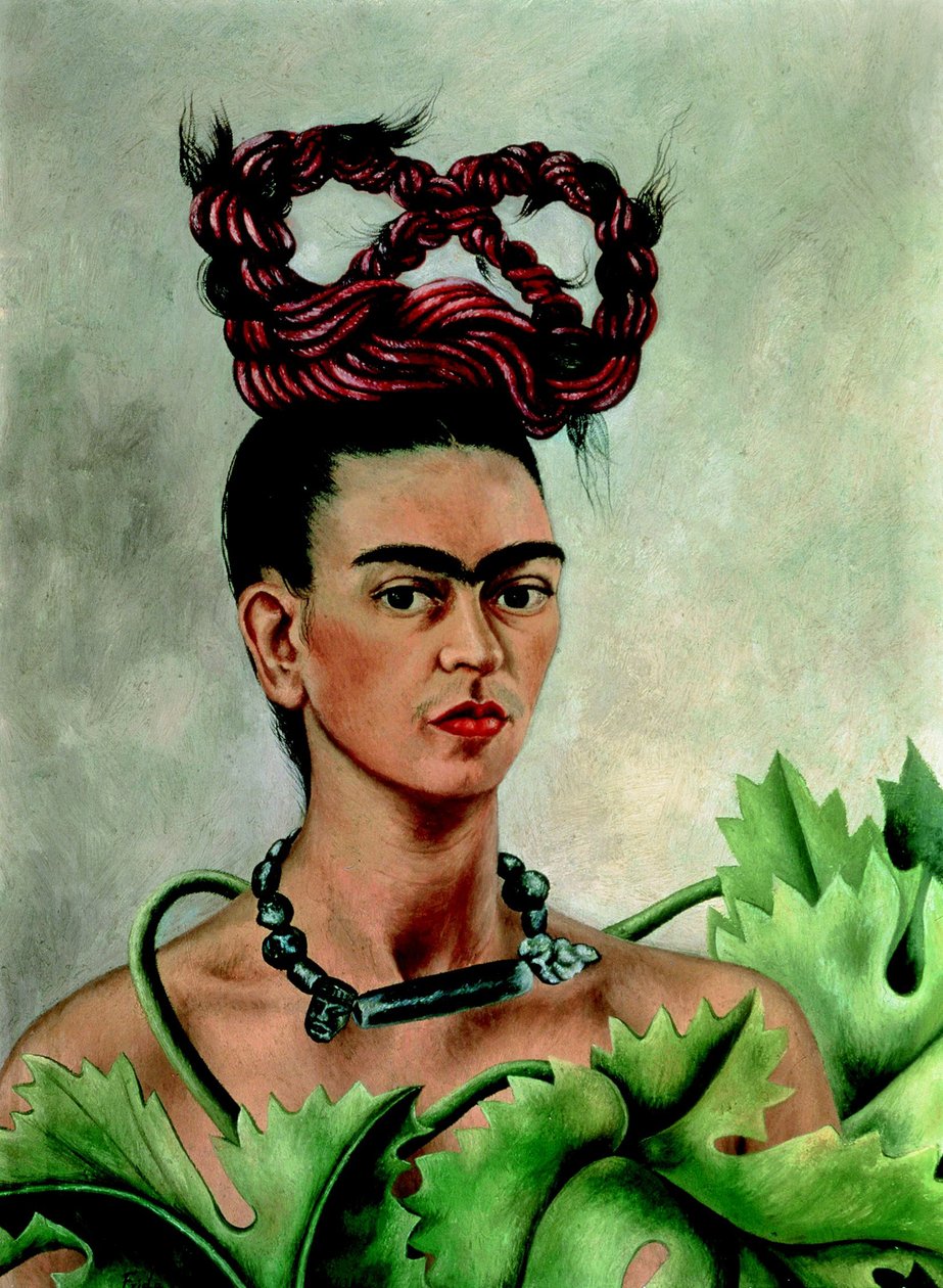 Autoportrait avec tresse - Frida Kahlo