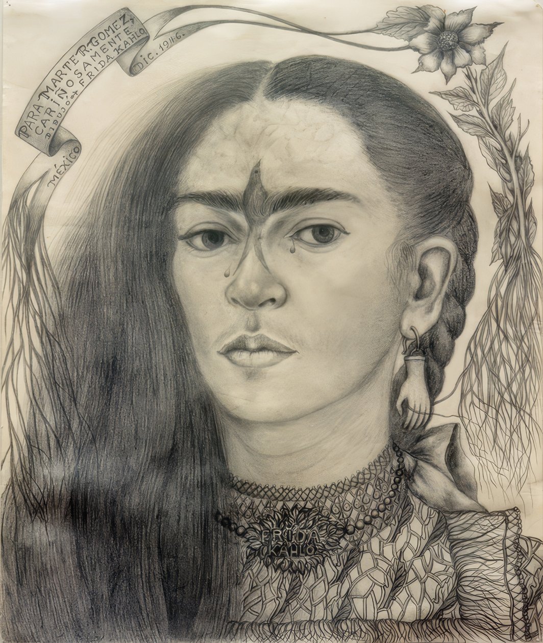 Autoportrait dédié à Marte R. Gómez - Frida Kahlo