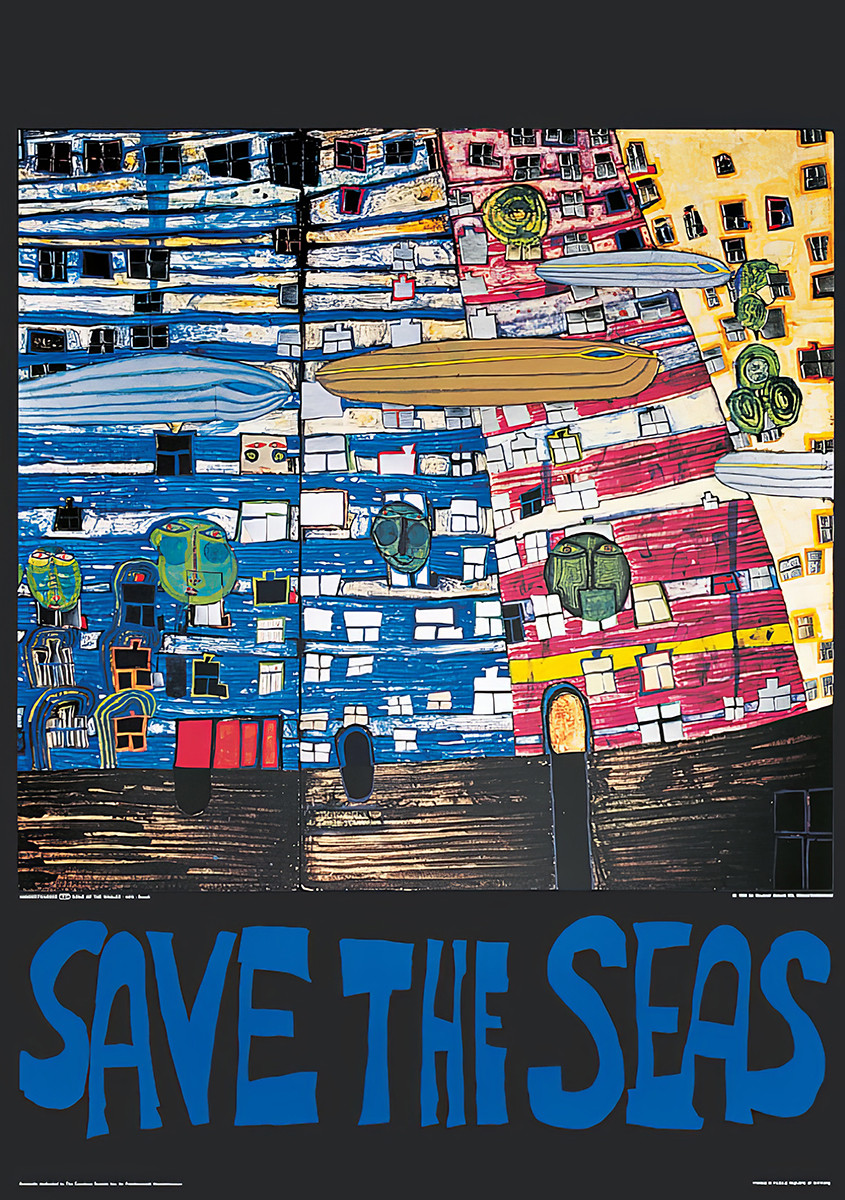 Sauvez les océans - Friedensreich Hundertwasser