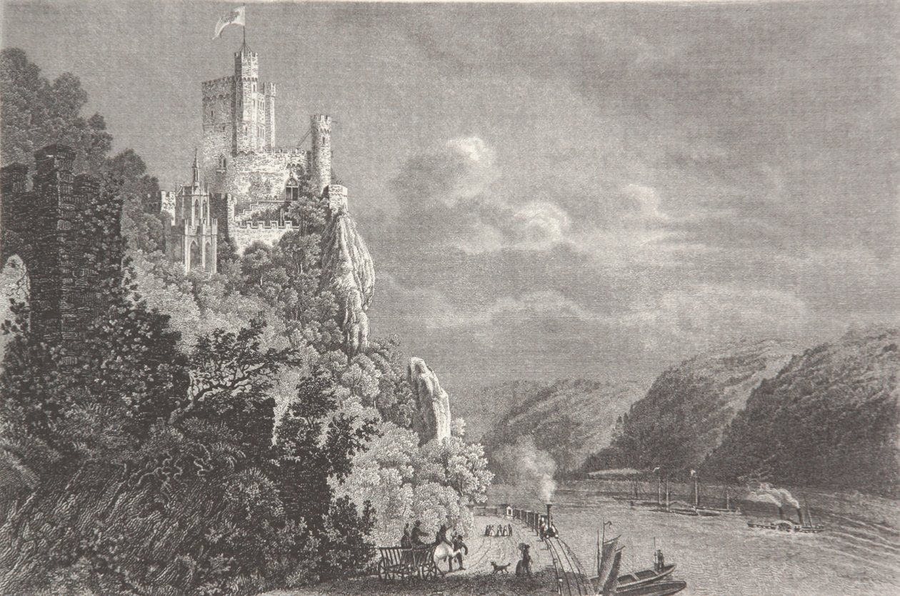 Château Rheinstein - Pierre Joseph Redouté