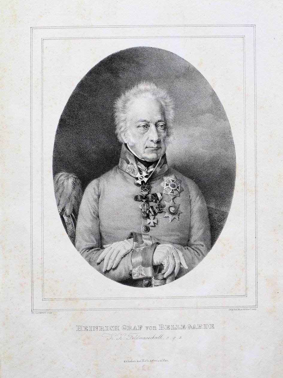 Heinrich Graf von Bellegarde (1757-1845) - Friedrich Lieder