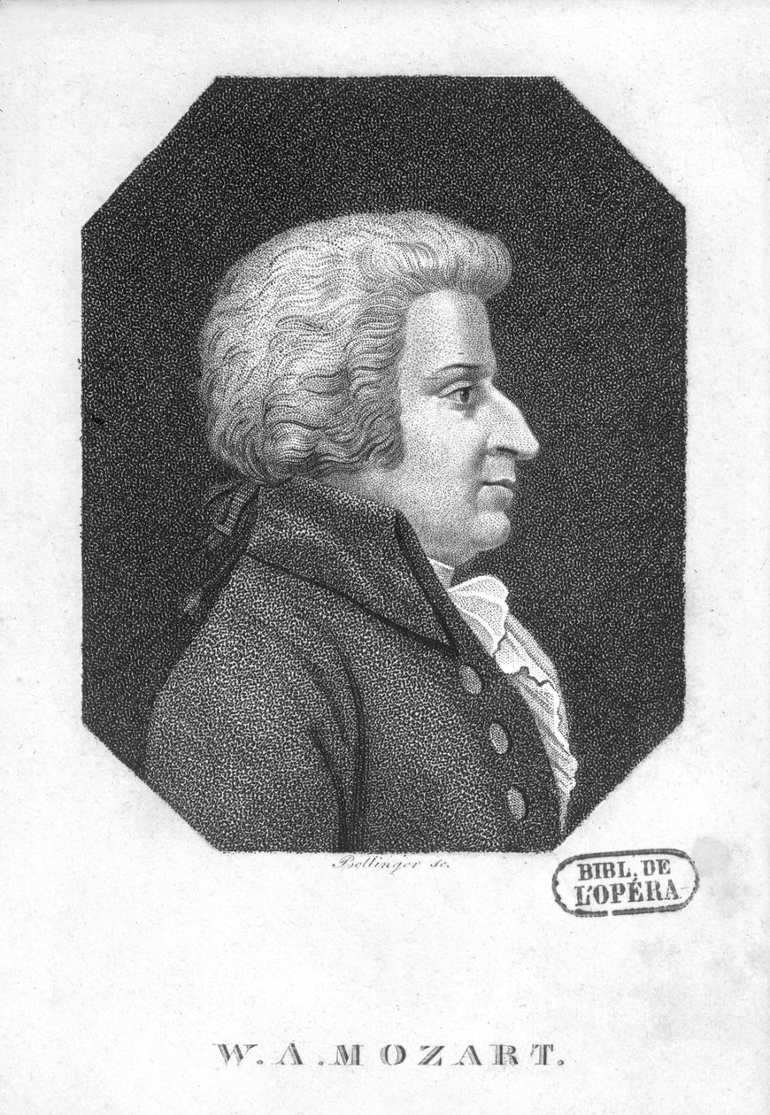 Wolfgang Amadeus Mozart (1756-91) - Friedrich Wilhelm Bollinger