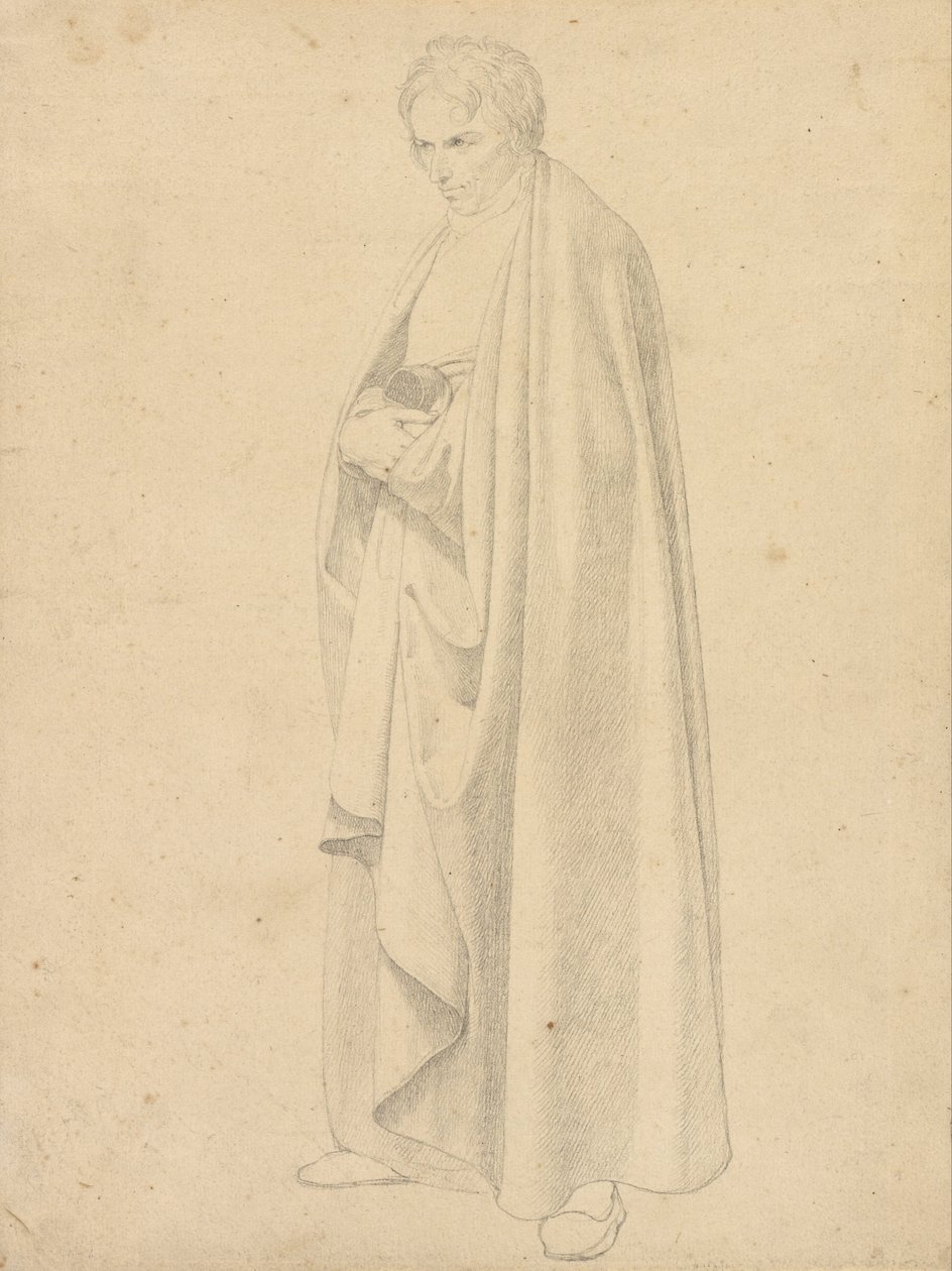 Joseph Wintergerst en manteau long - Friedrich Wilhelm von Schadow