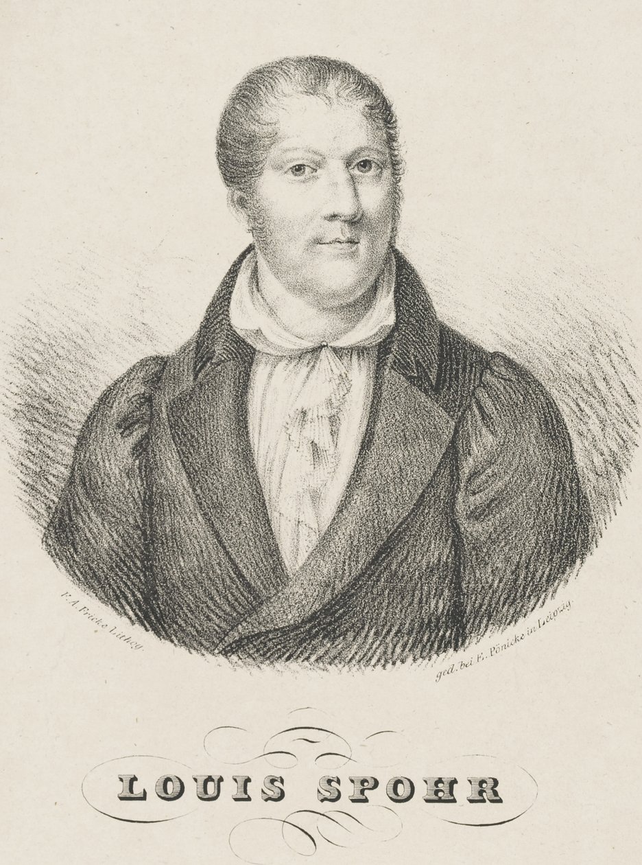 Portrait de Louis Spohr - Friedrich August Fricke