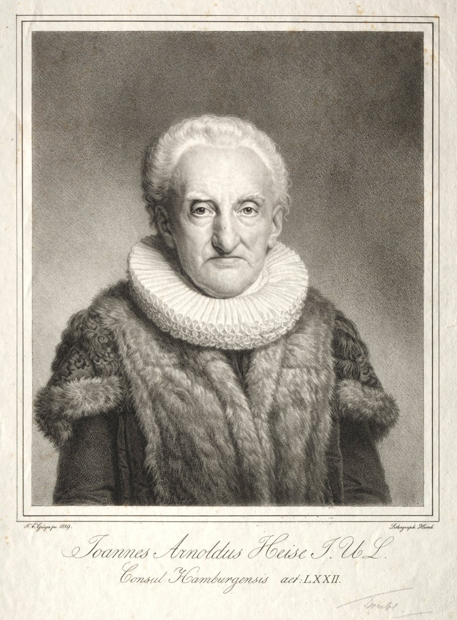 Johann Arnold Heise, 1819 - Friedrich Carl Groger