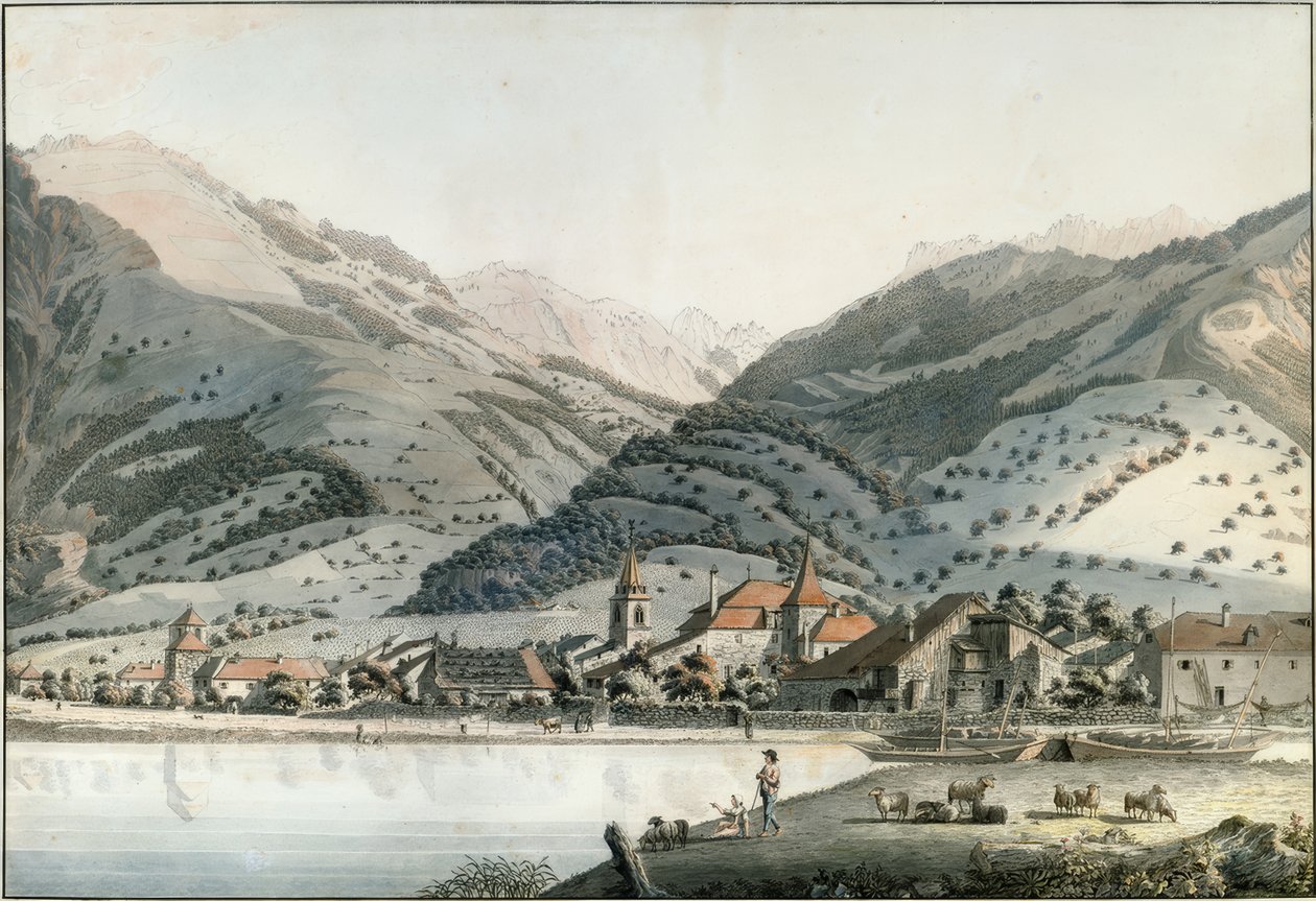 La ville de Villeneuve - Friedrich Georg Wexelberg