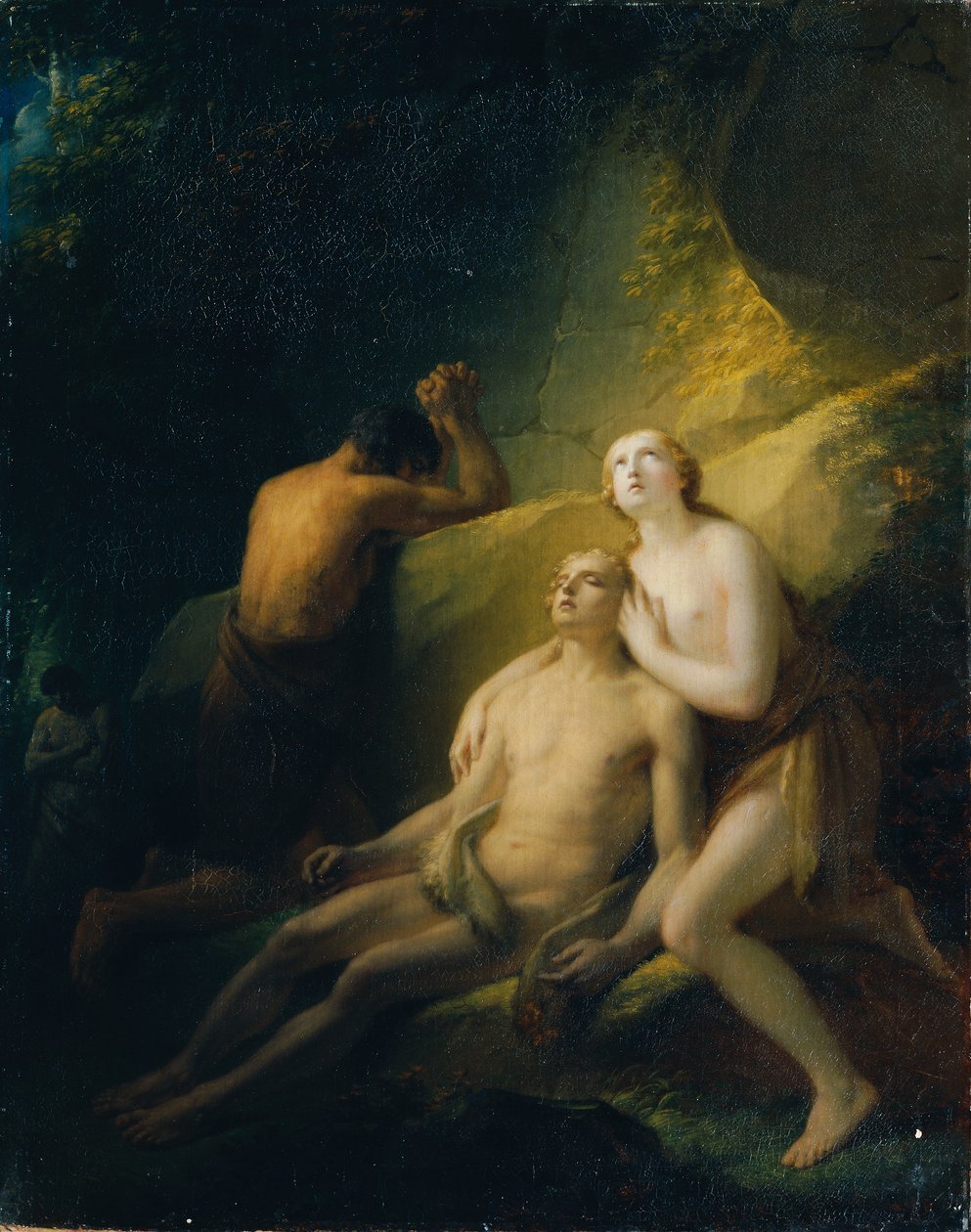 Adam et Ève pleurant Abel mort - Friedrich Heinrich Fuger