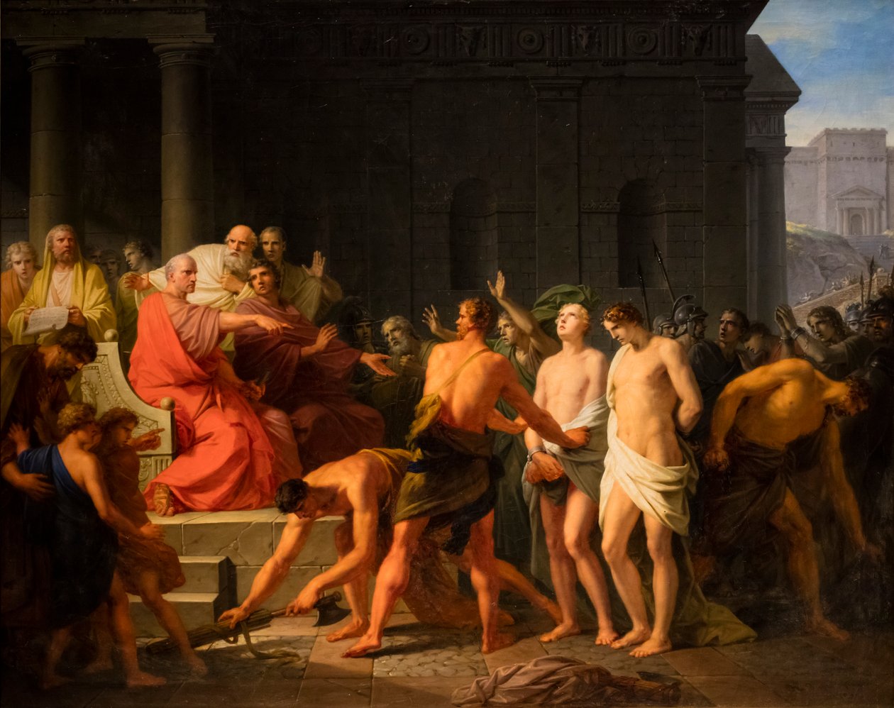 Brutus condamnant ses fils à mort - Friedrich Heinrich Fuger
