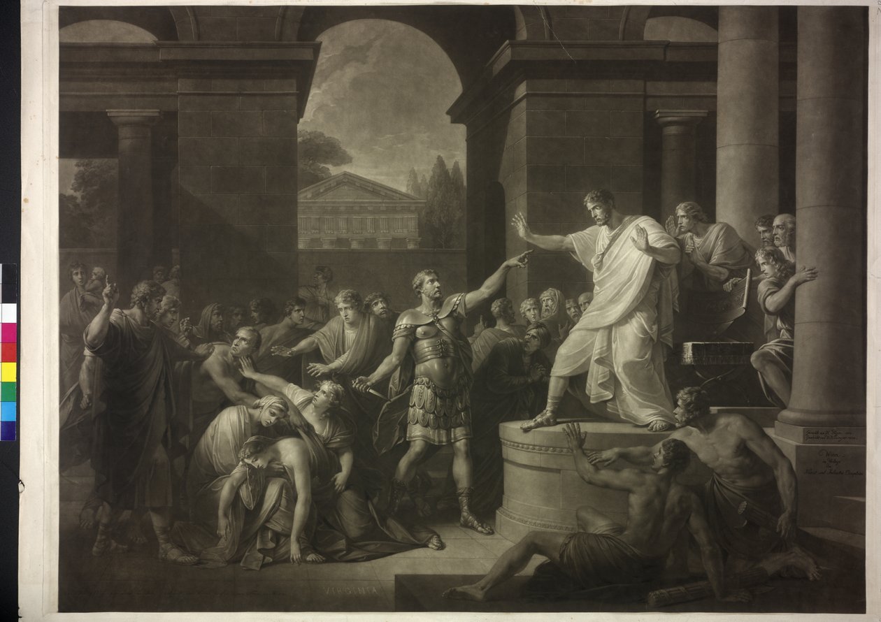 Mort de Virginie - Friedrich Heinrich Fuger