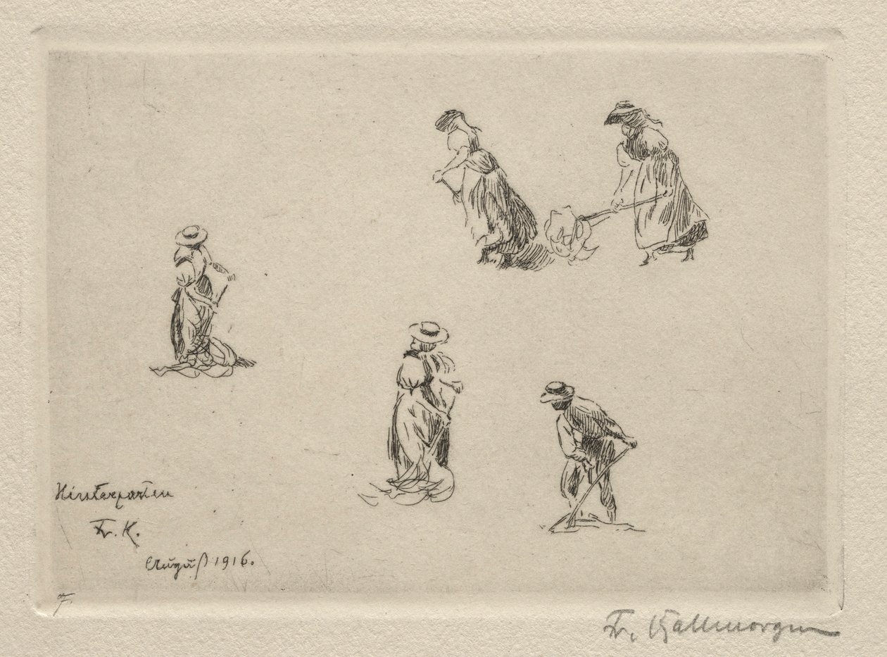 Faucheurs, 1916 - Friedrich Kallmorgan