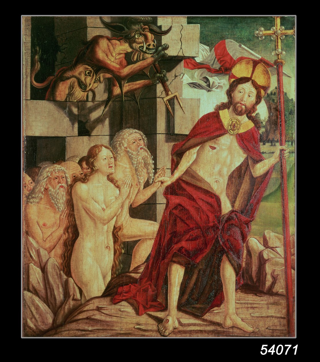 Le Christ en enfer - Friedrich Pacher