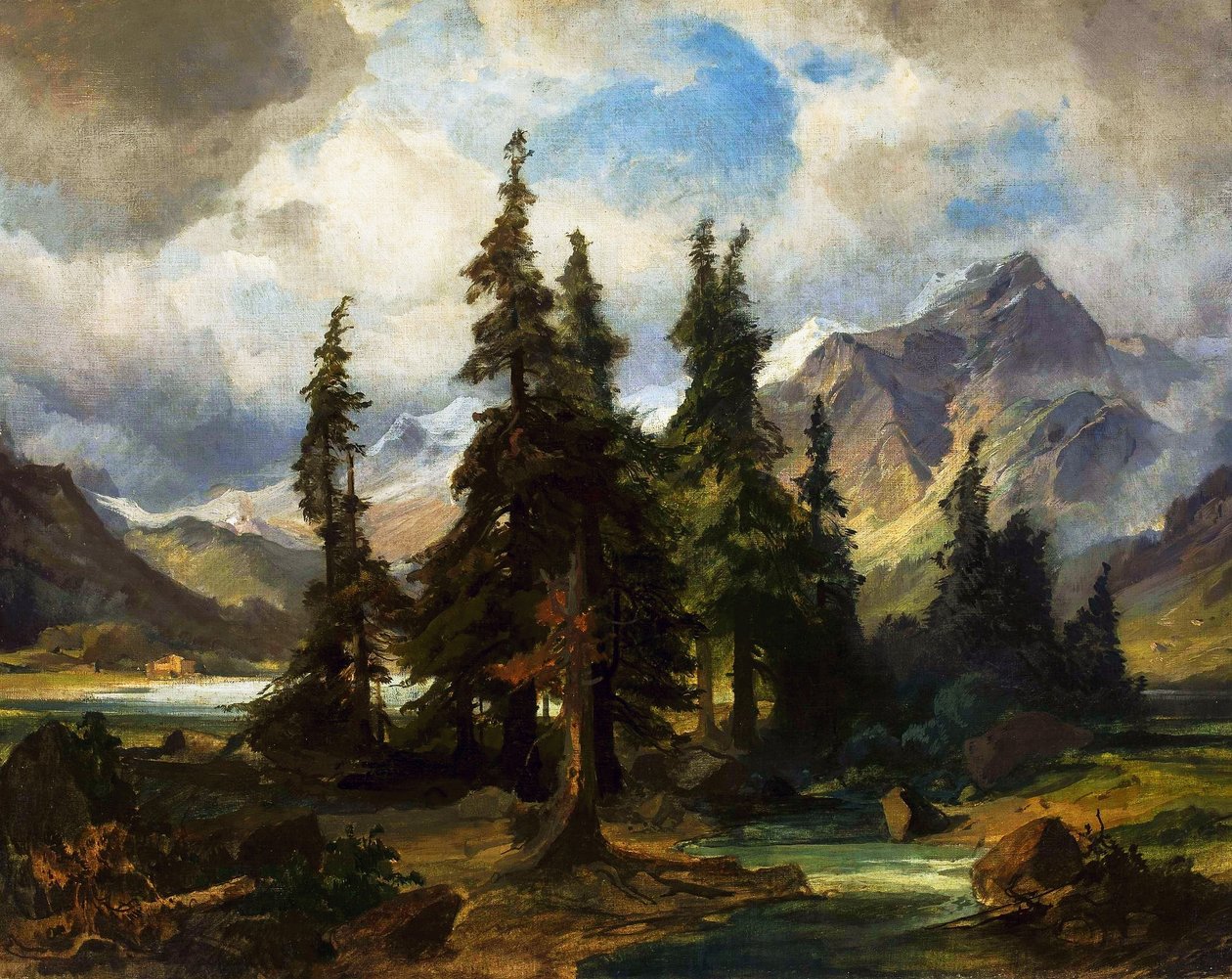 Paysage norvégien. - Friedrich Preller the Elder