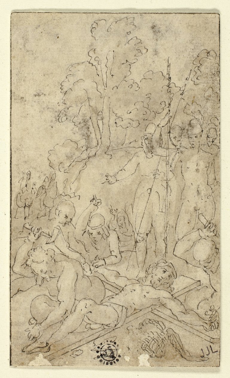 Le Christ cloué sur la croix - Friedrich Sustris