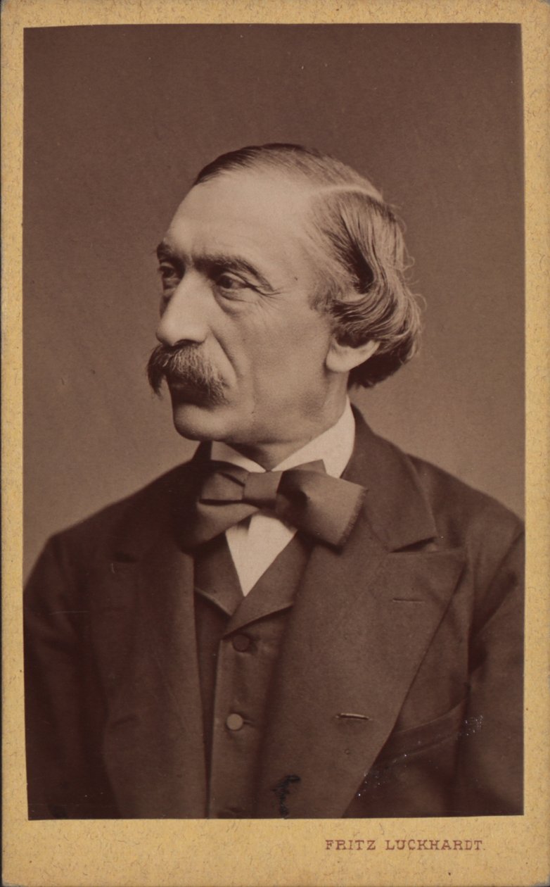 Portrait du compositeur Carl Evers 1819-1875, avant 1875 - Fritz Luckhardt