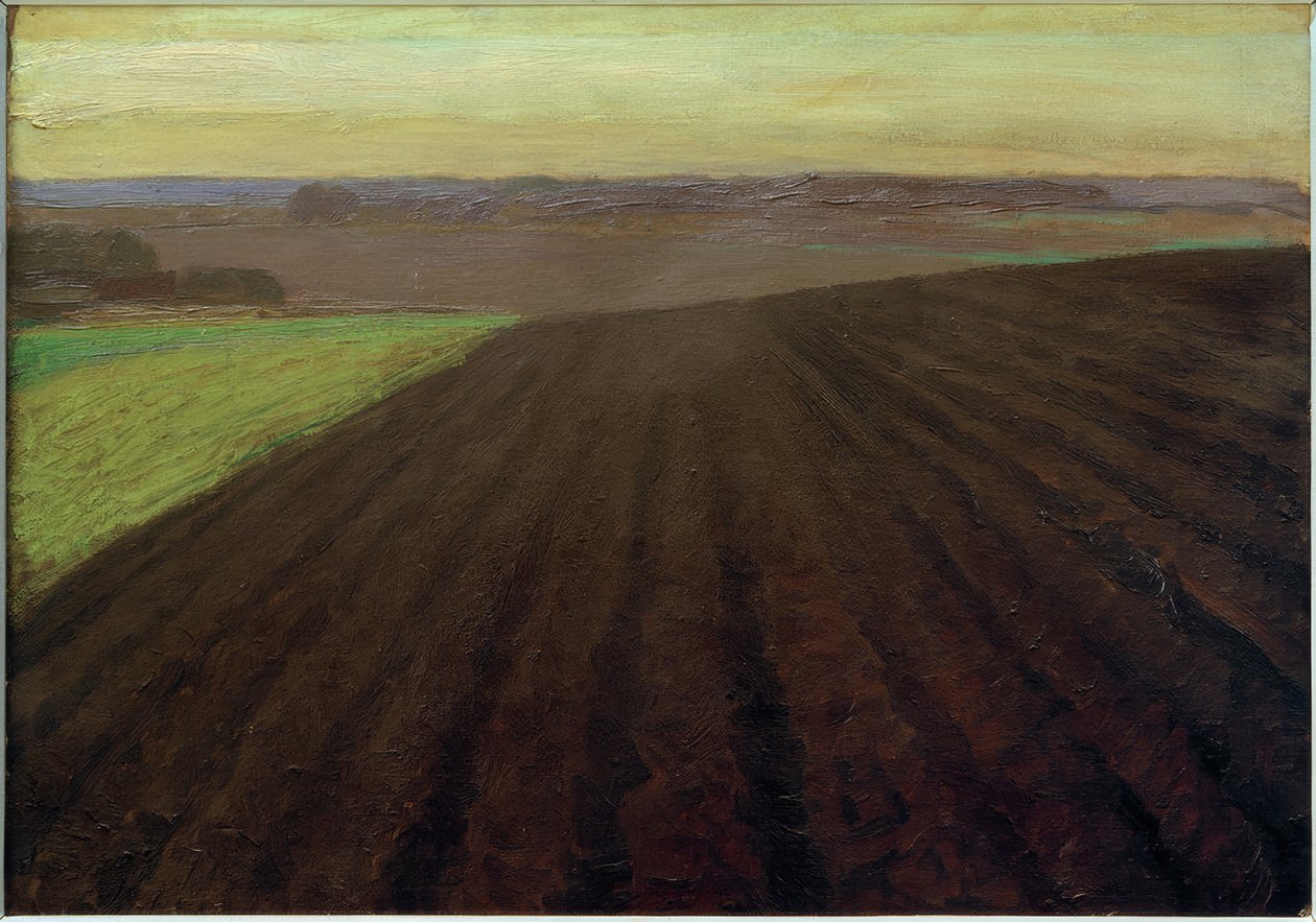 Fritz Mackensen, "Mooräcker" / Huile sur toile, 1900 - Fritz Mackensen
