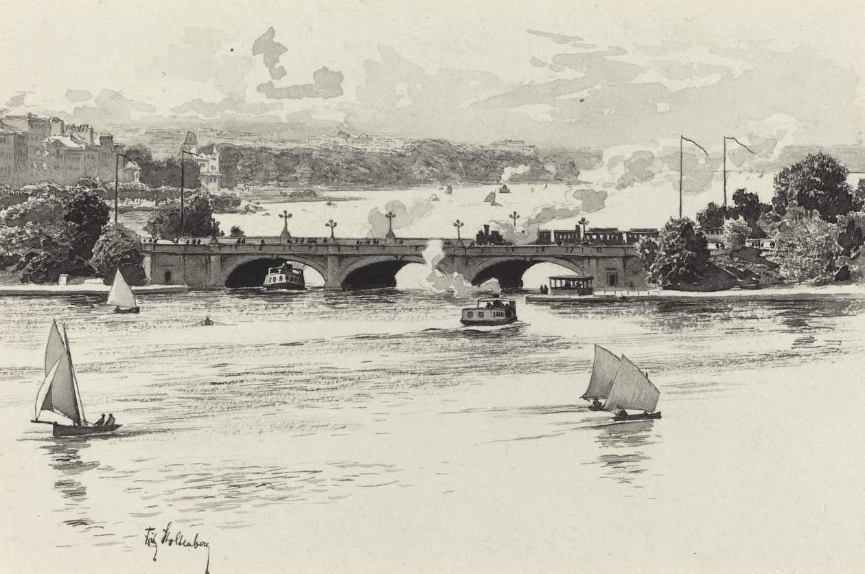 Lombardsbrucke - Fritz Stoltenberg