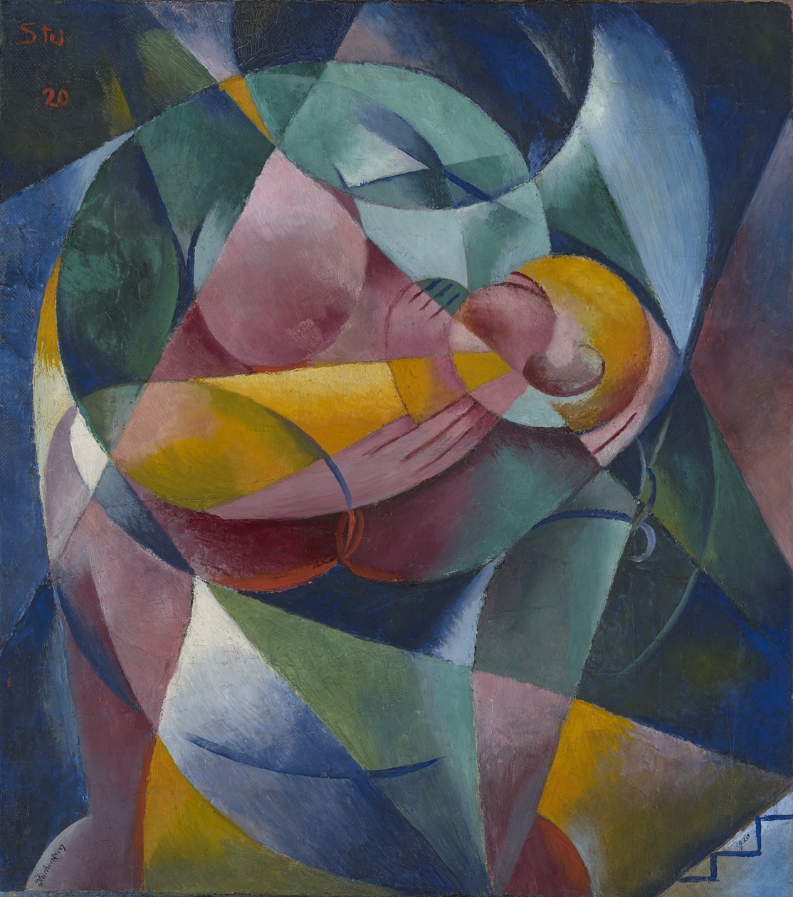 Mère et enfant - Fritz Stuckenberg