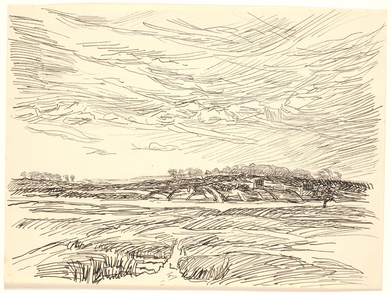 Paysage avec champs - Fritz Syberg