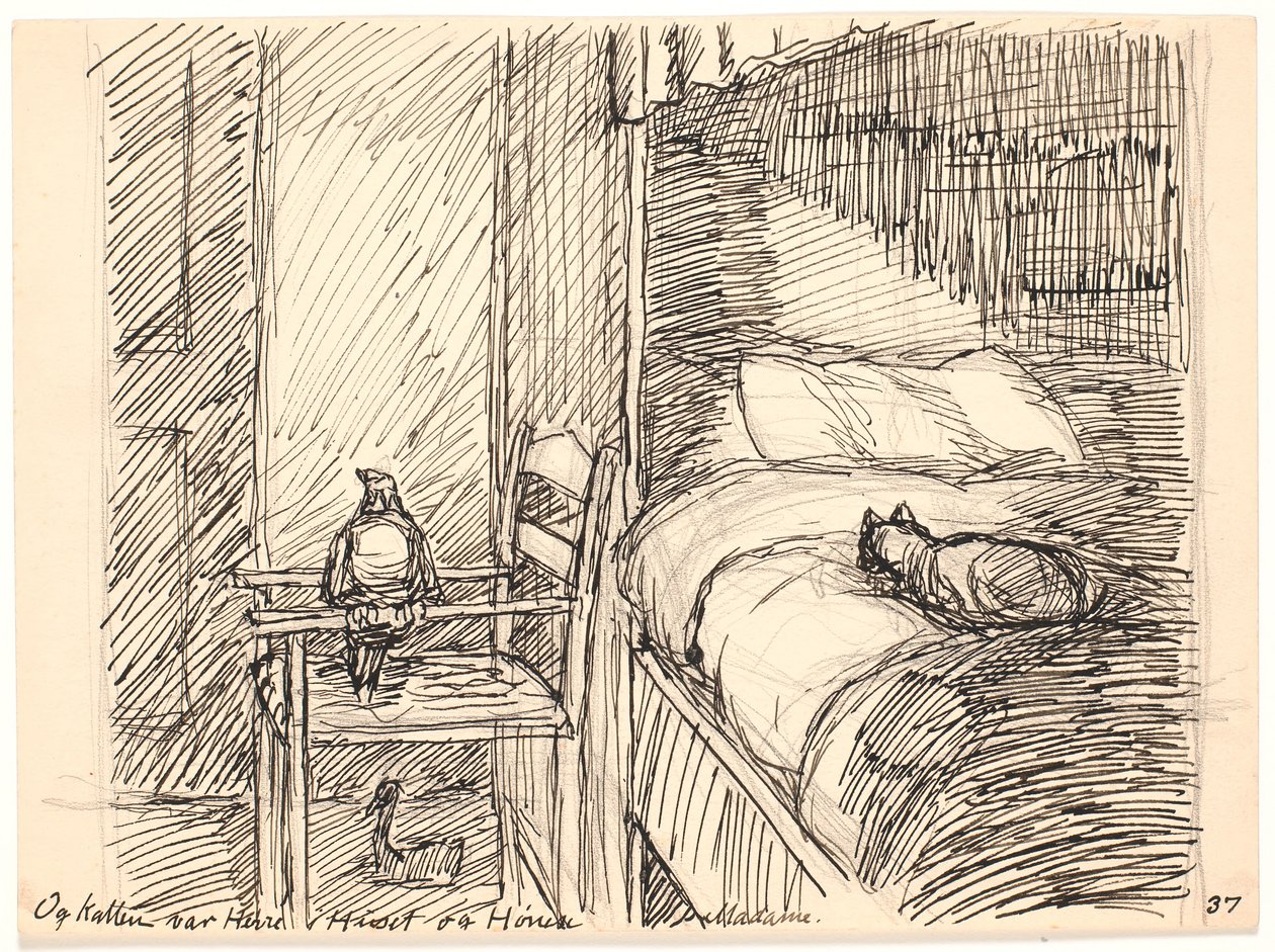 Et le chat était maître de la maison et la poule madame - Fritz Syberg