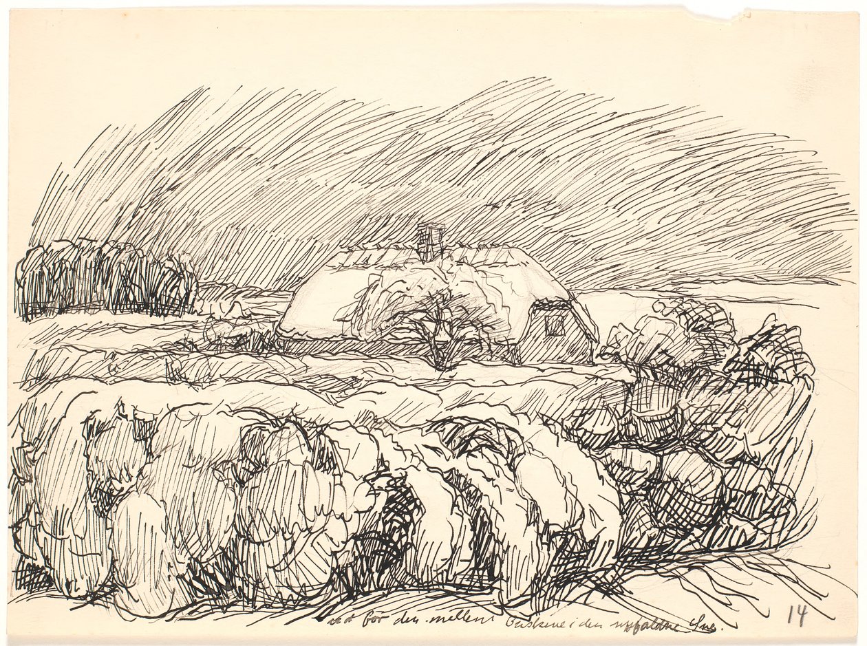 Devant le buisson... - Fritz Syberg