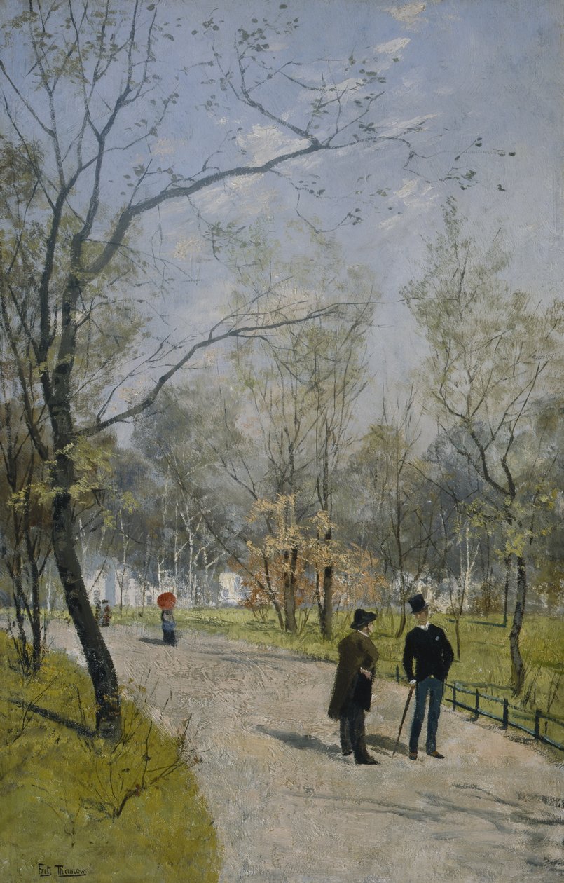 Depuis le jardin royal - Fritz Thaulow