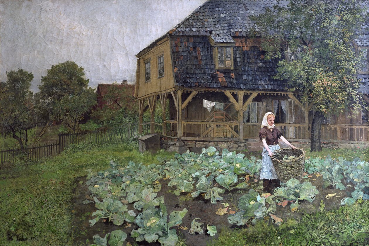 La maison de maître à Grunerloekka - Fritz Thaulow