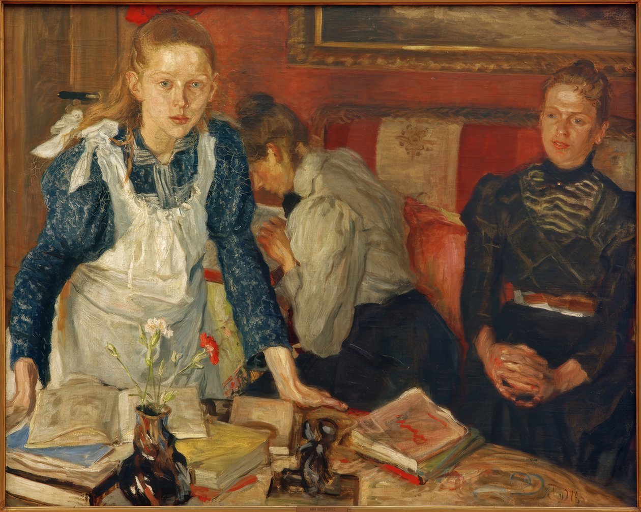 La leçon - Fritz von Uhde