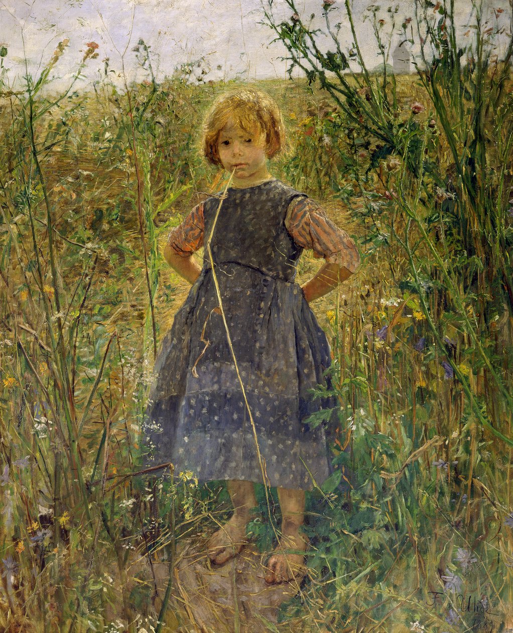 Petite princesse des landes - Fritz von Uhde