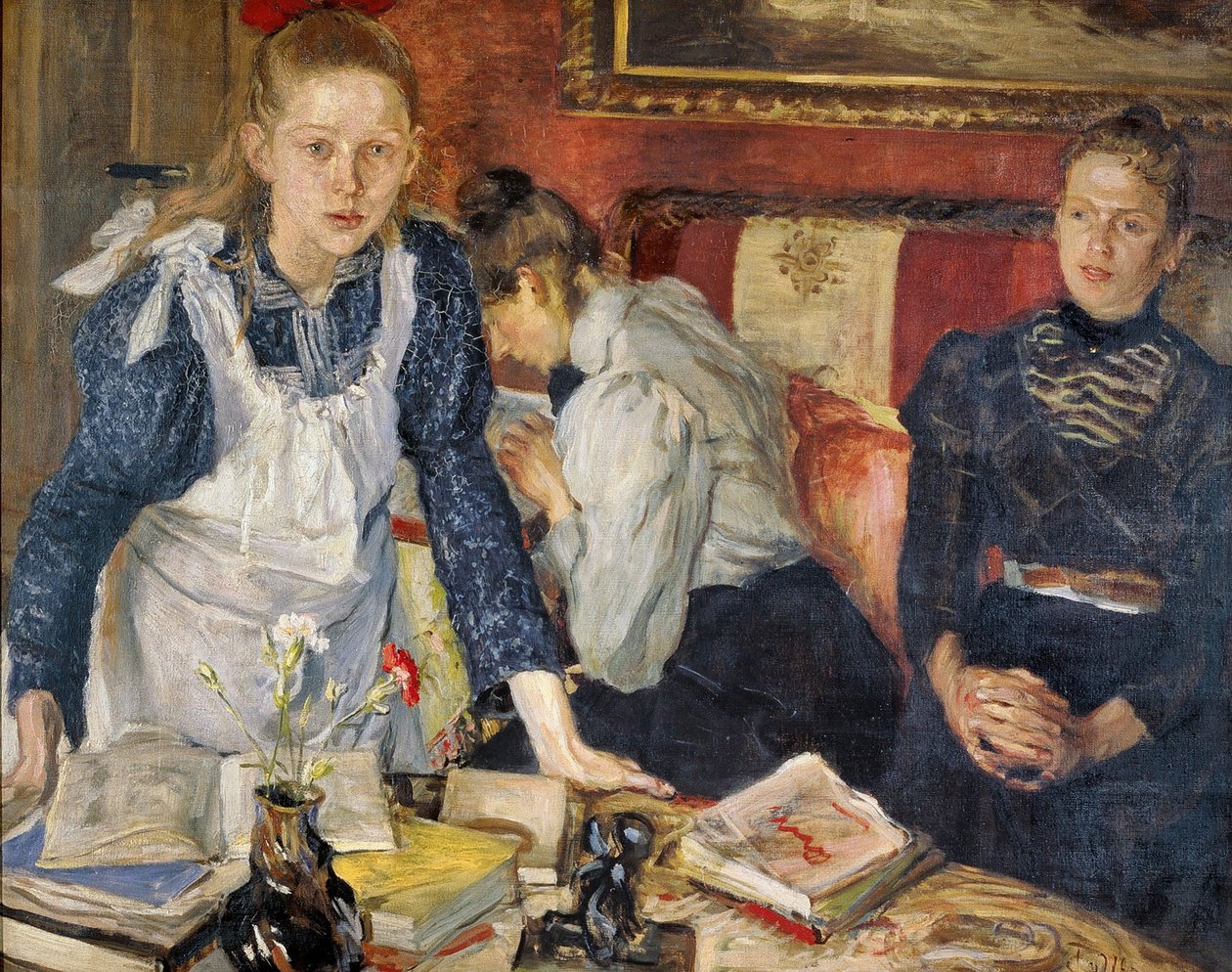 La leçon - Fritz von Uhde