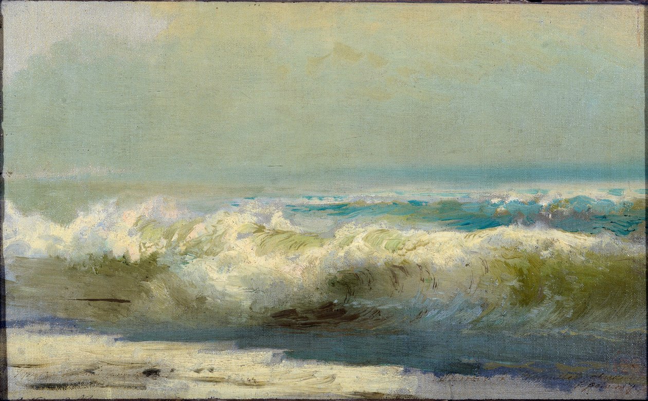 Surf à Yalta - Fyodor Alexandrovich Vasilyev