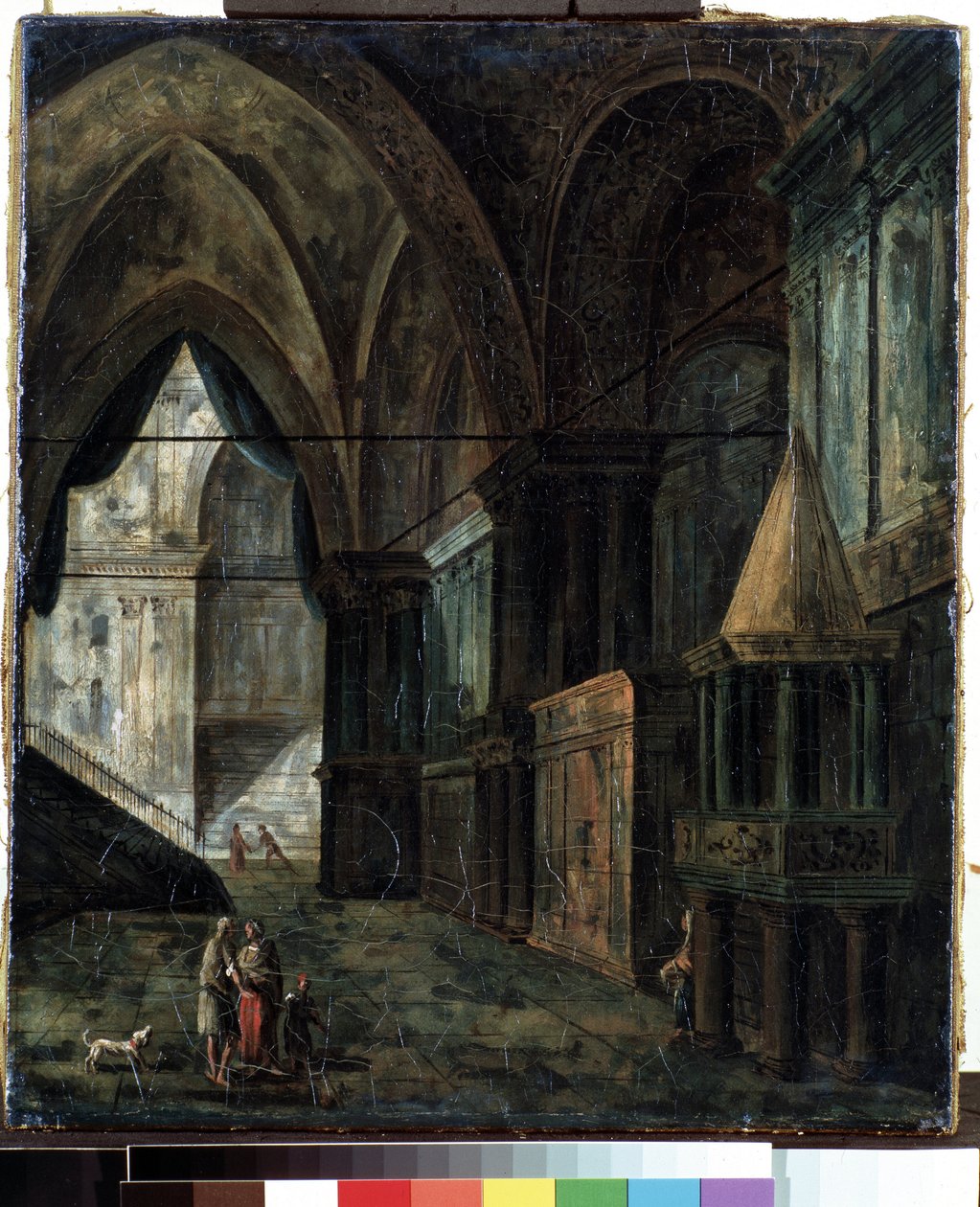Dans une cathédrale - Fyodor Yakovlevich Alexeev