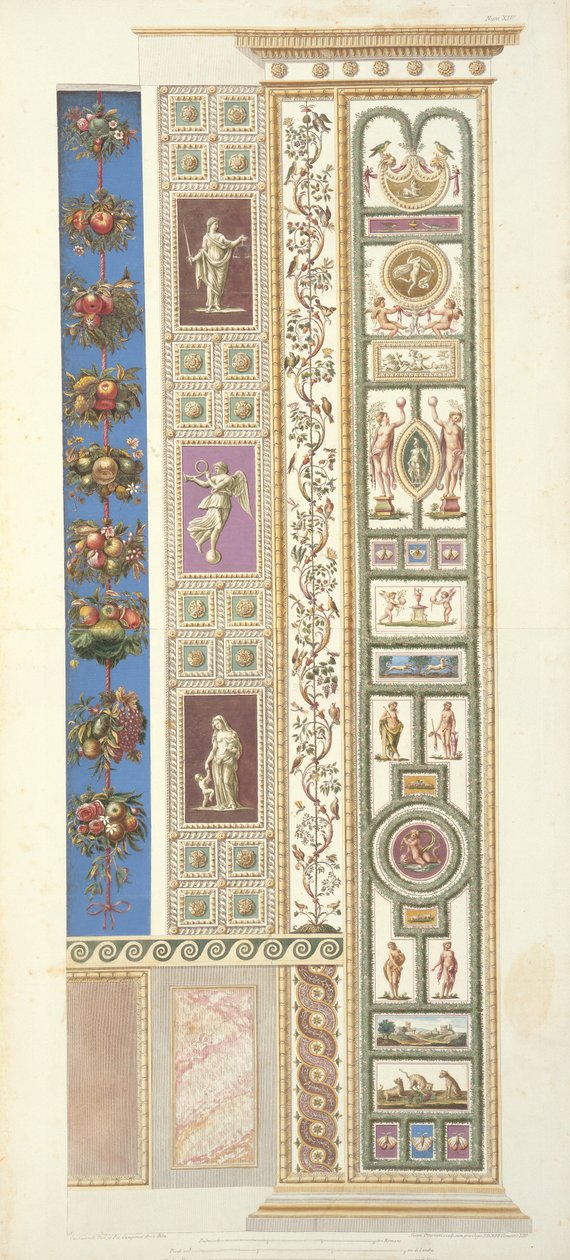 Panneau de la loggia de Raphaël au Vatican, de 