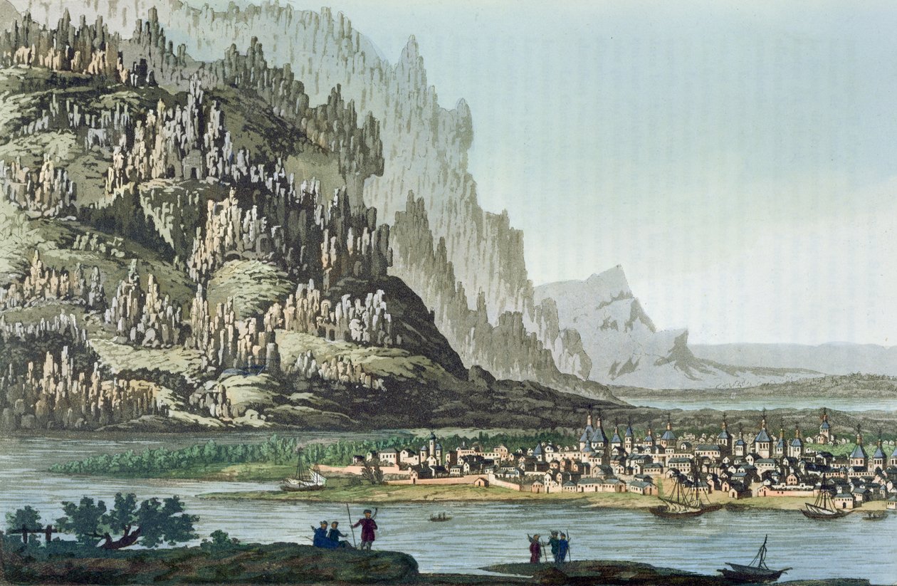 La ville de Yakutsk, illustration de 