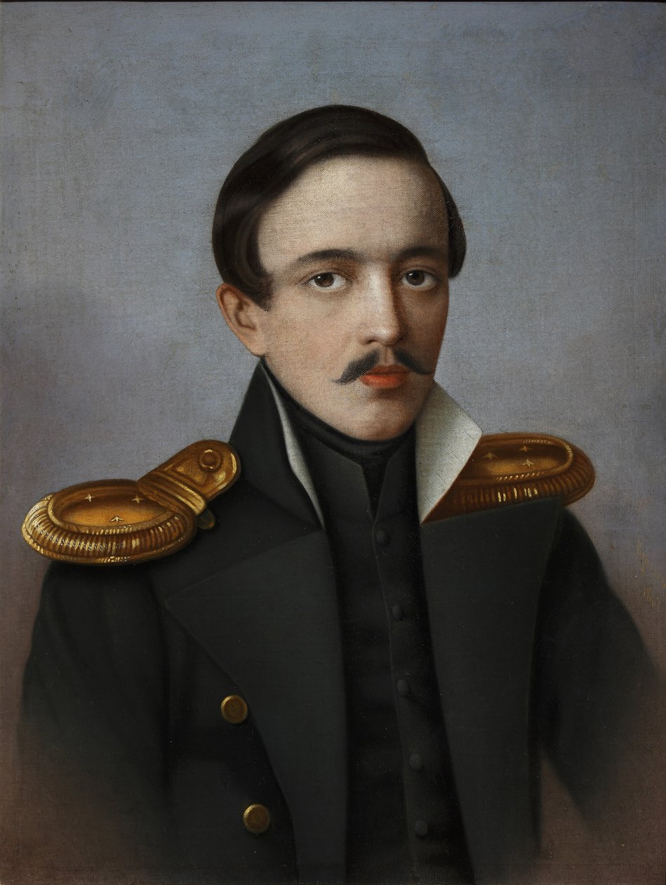Portrait du poète Mikhaïl Lermontov 1814-1841 - G.F. Krylov