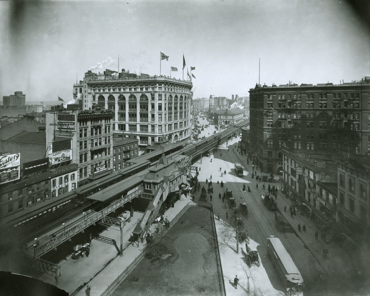 Broadway, nord depuis la 32e rue, New York - G.P. Hall und Sohn