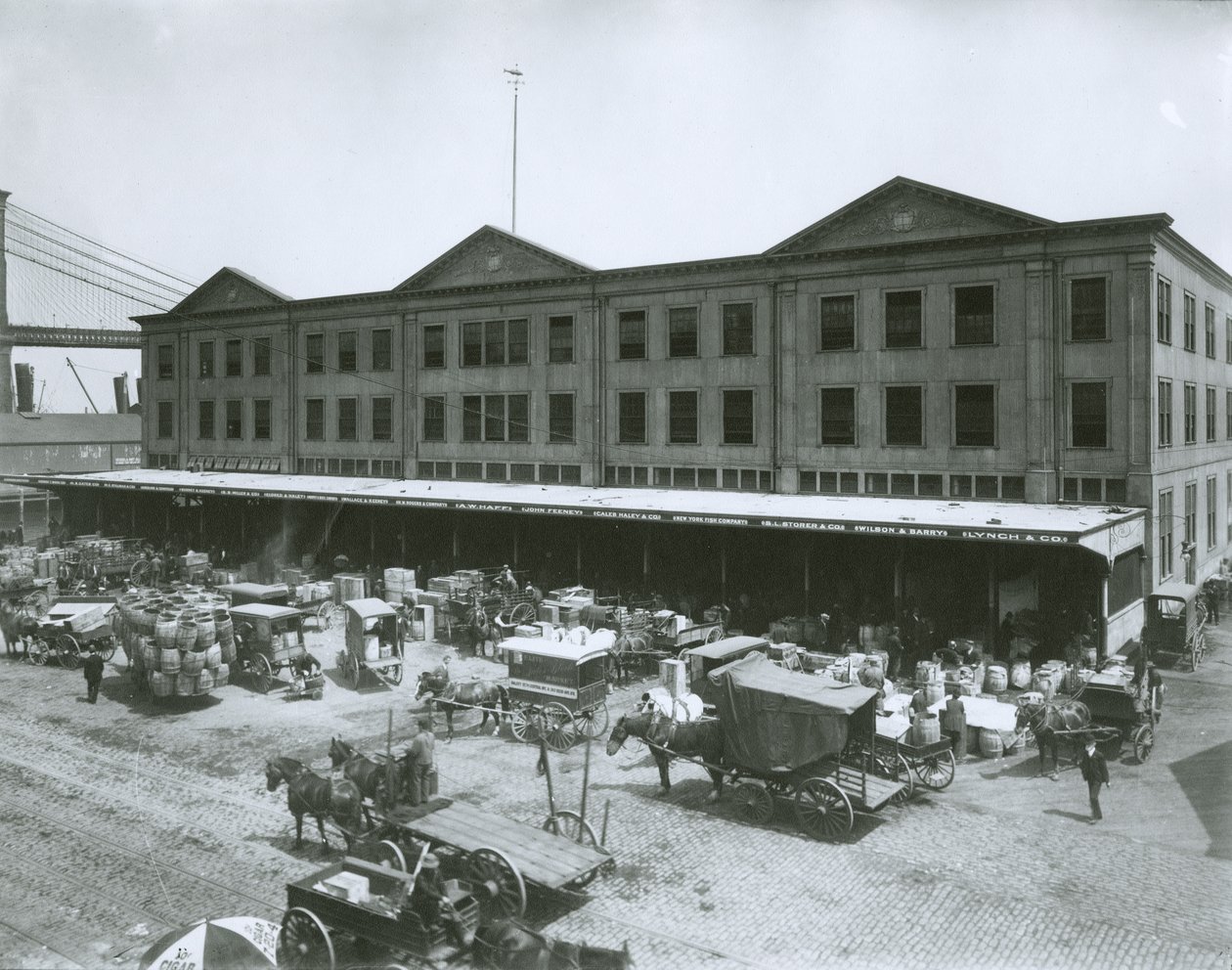 Marché aux Poissons de Fulton, New York - G.P. Hall und Sohn