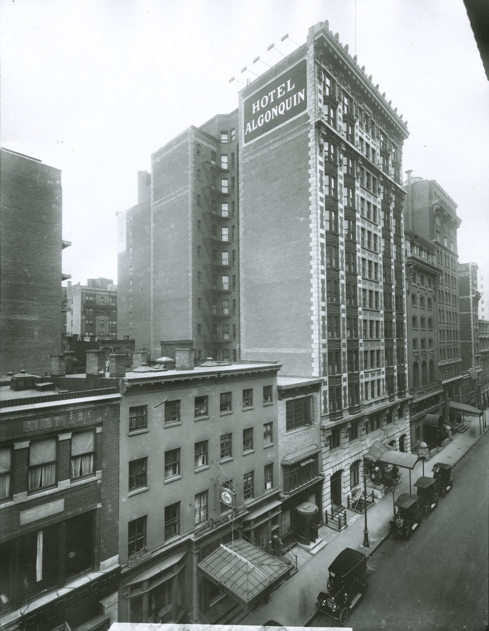 Hôtel Algonquin, West 44th Street, New York City - G.P. Hall und Sohn