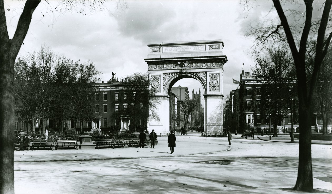 Arc de Washington, Washington Square Park, New York City - G.P. Hall und Sohn