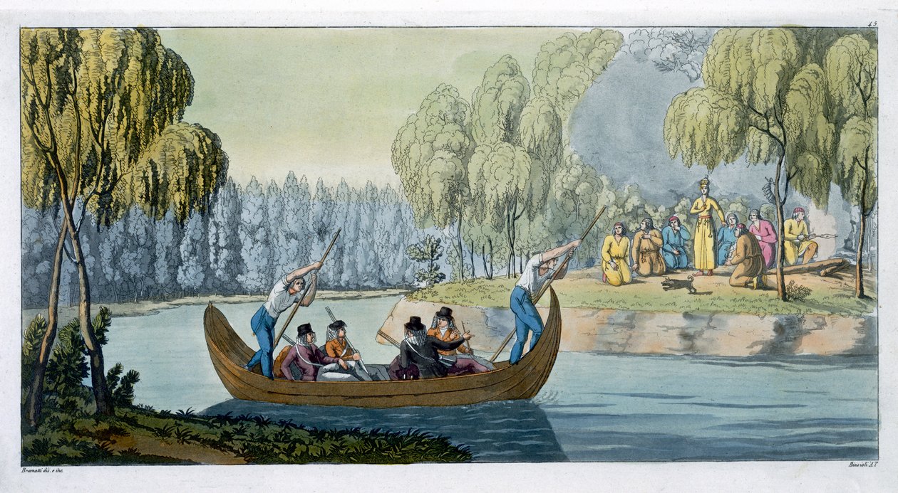 Tromperie du capitaine Wallis par la reine Oberea - G Bramati