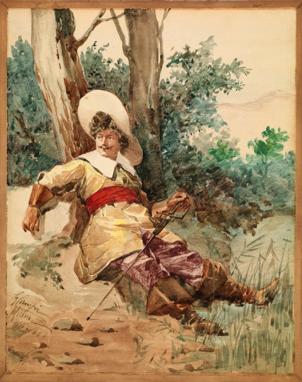 Mousquetaire au repos - G. Camfri