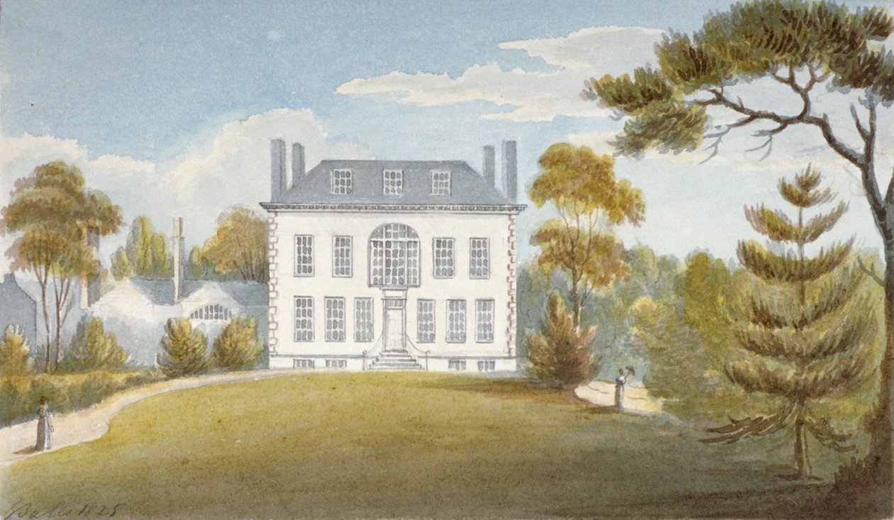 Mitcham Hall, Mitcham, Surrey, 1825 - G Yates
