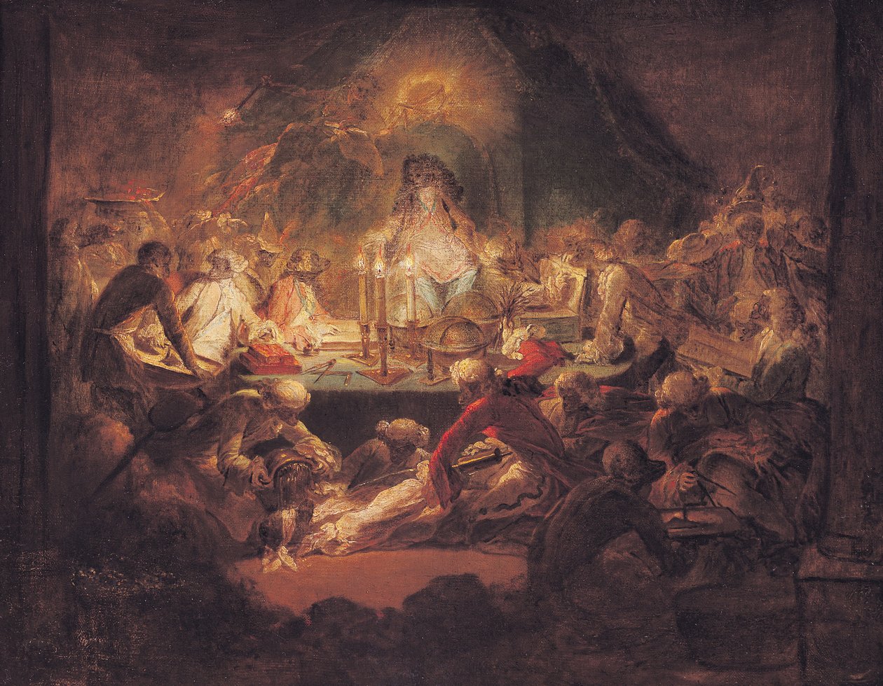 Les francs-maçons singes - Gabriel de Saint Aubin