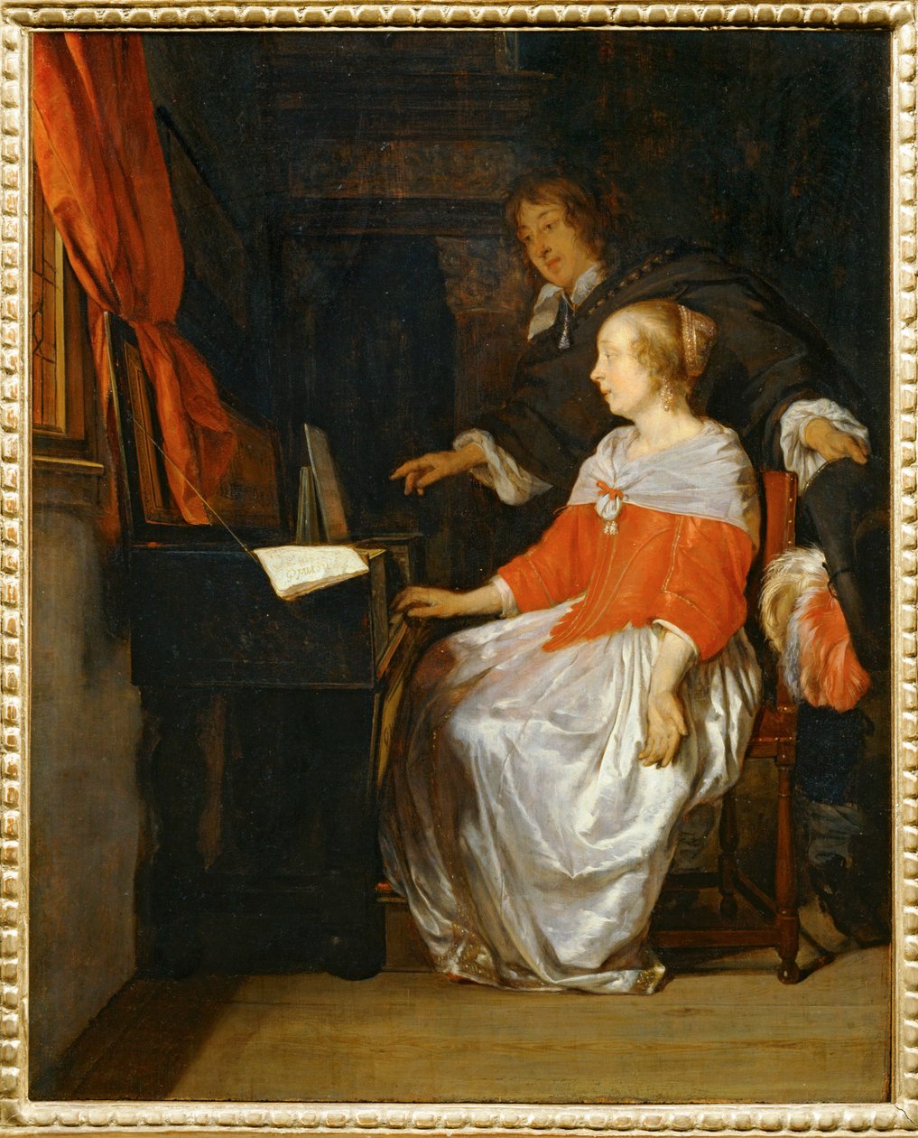 La lesson du virginal … - Gabriel (attr. to) Metsu