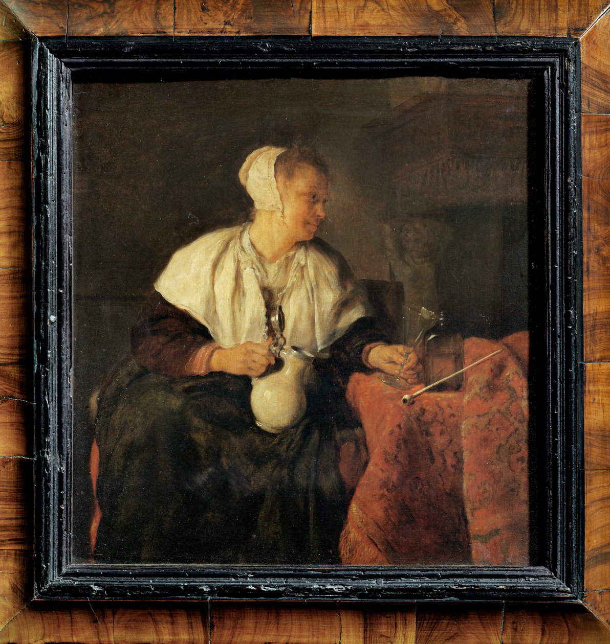 La riboteuse - la femme ivrogne ... - Gabriel (attr. to) Metsu