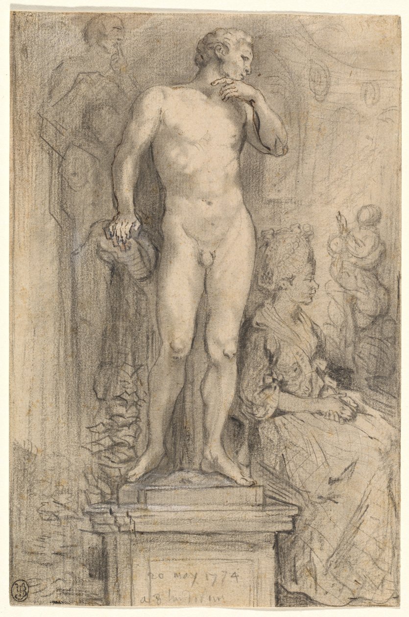 Rendez-vous au Palais Royal - Gabriel Jacques de Saint Aubin