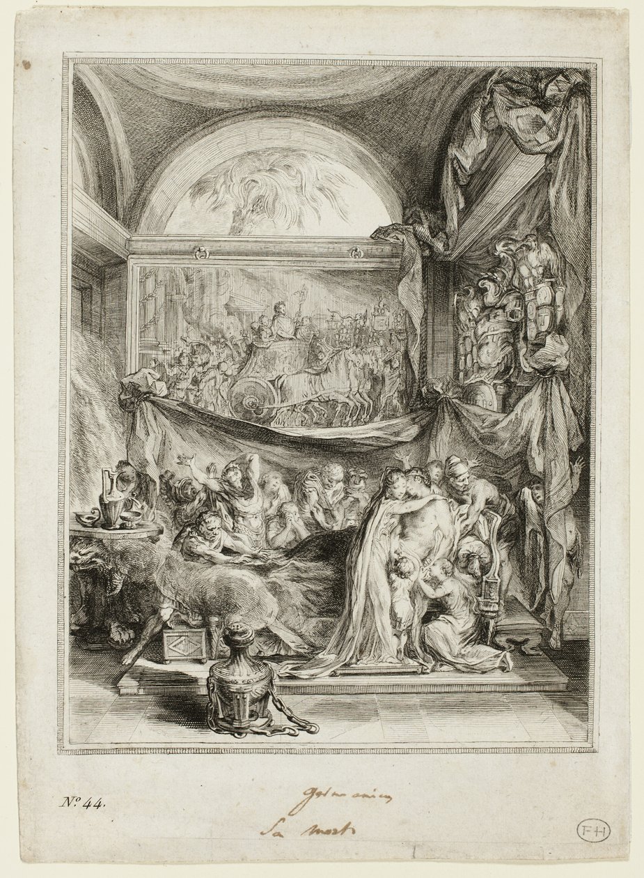 La mort de Germanicus, tirée du Spectacle de l