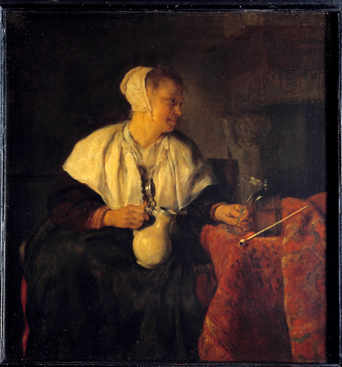 Le riboteur. Peinture de Gabriel Metsu - Gabriel Metsu