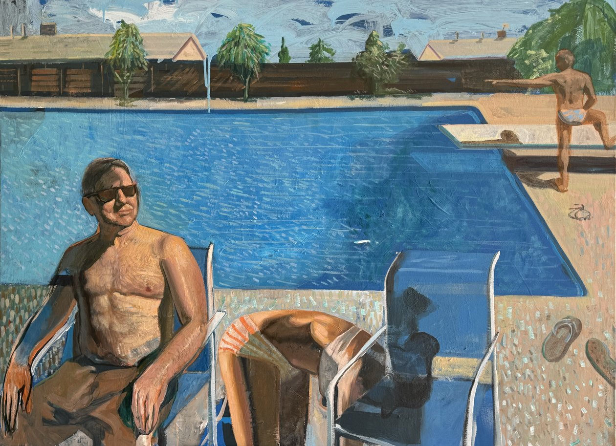 Distractions estivales, 2024 (huile sur toile) - Gabriel Palma